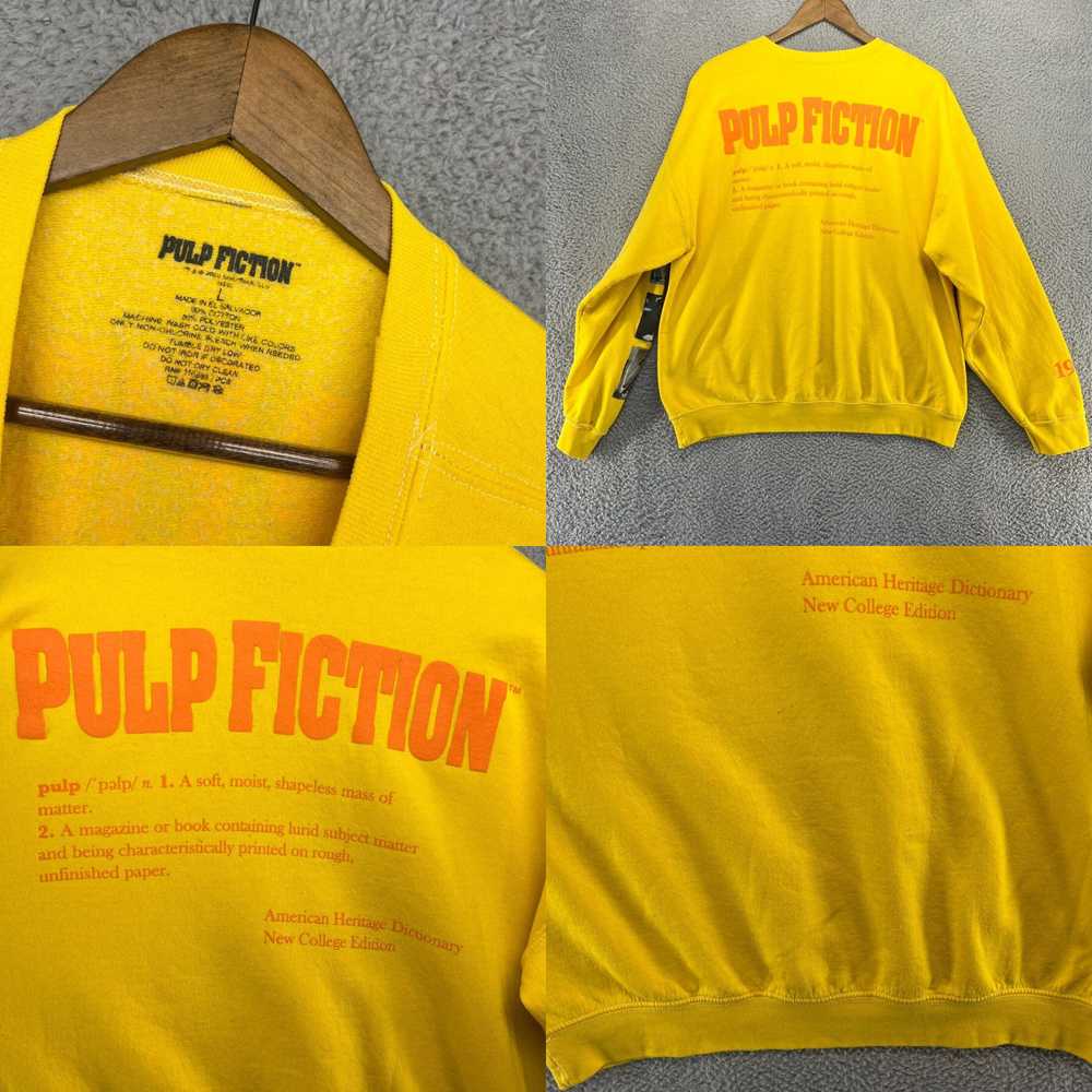 Vintage Yellow Crewneck Graphic Pullover Movie Ju… - image 8