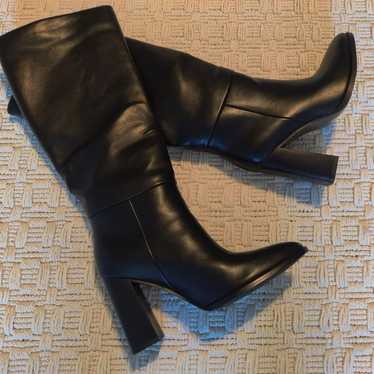 Black Knee-High Boots Like New