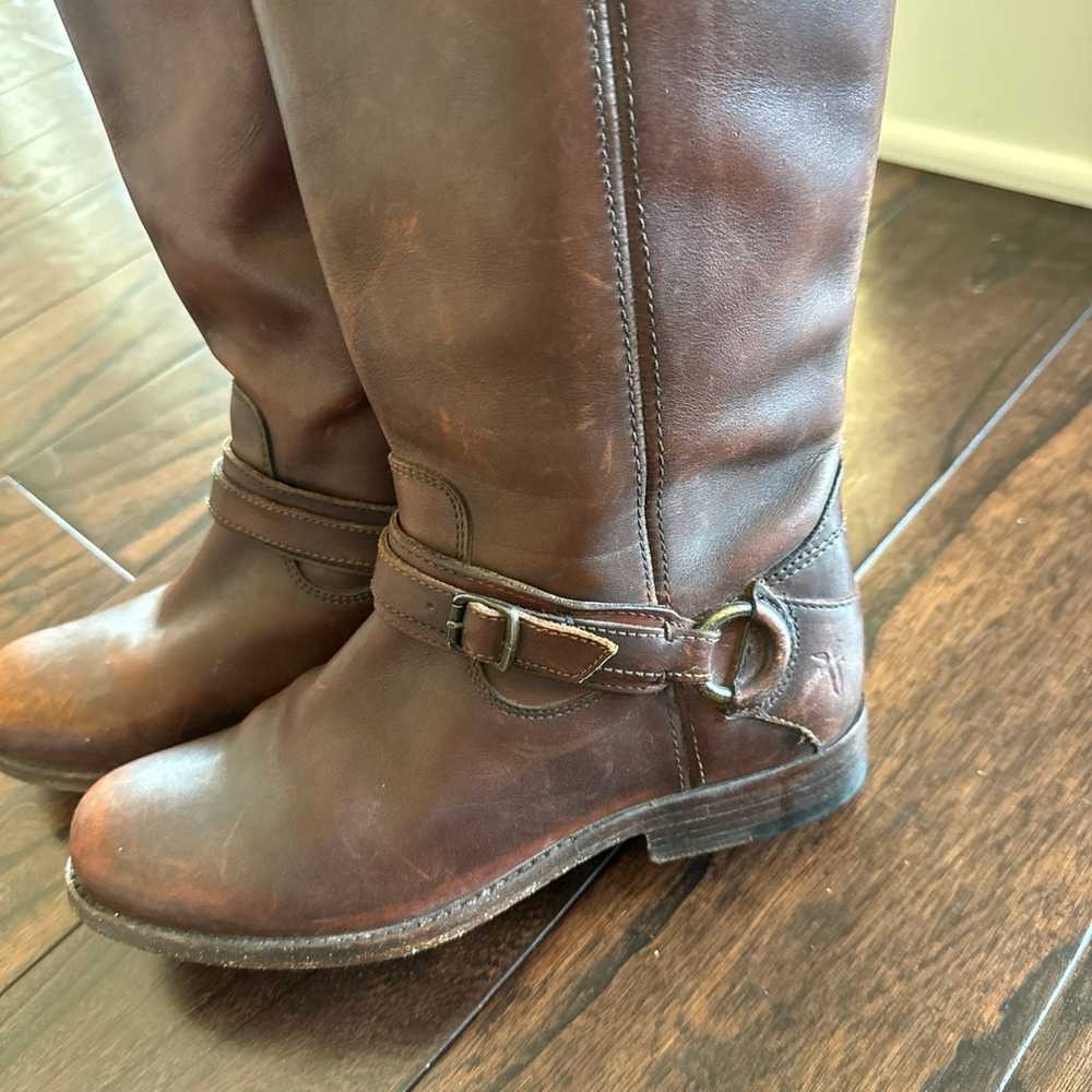 FRYE   Knotted Melissa boots have been crafted fr… - image 3