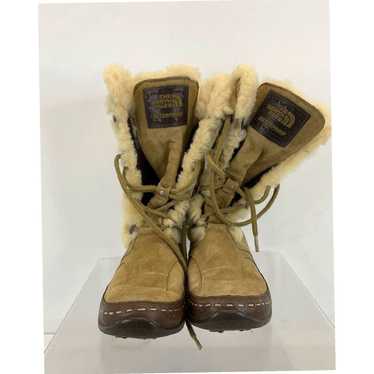 The North Face Brown Suede Snowflake Shearling Acc