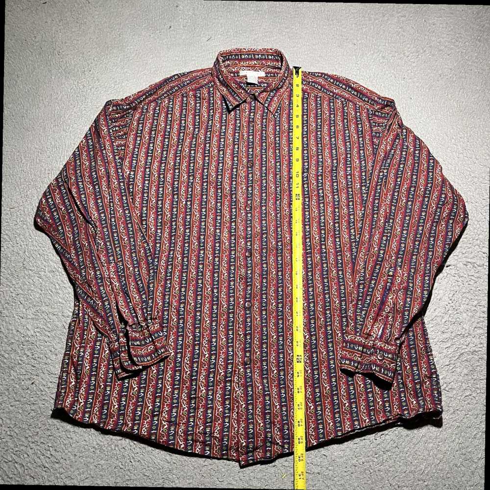 Vintage Authentic Classic Mens Striped Abstract B… - image 2