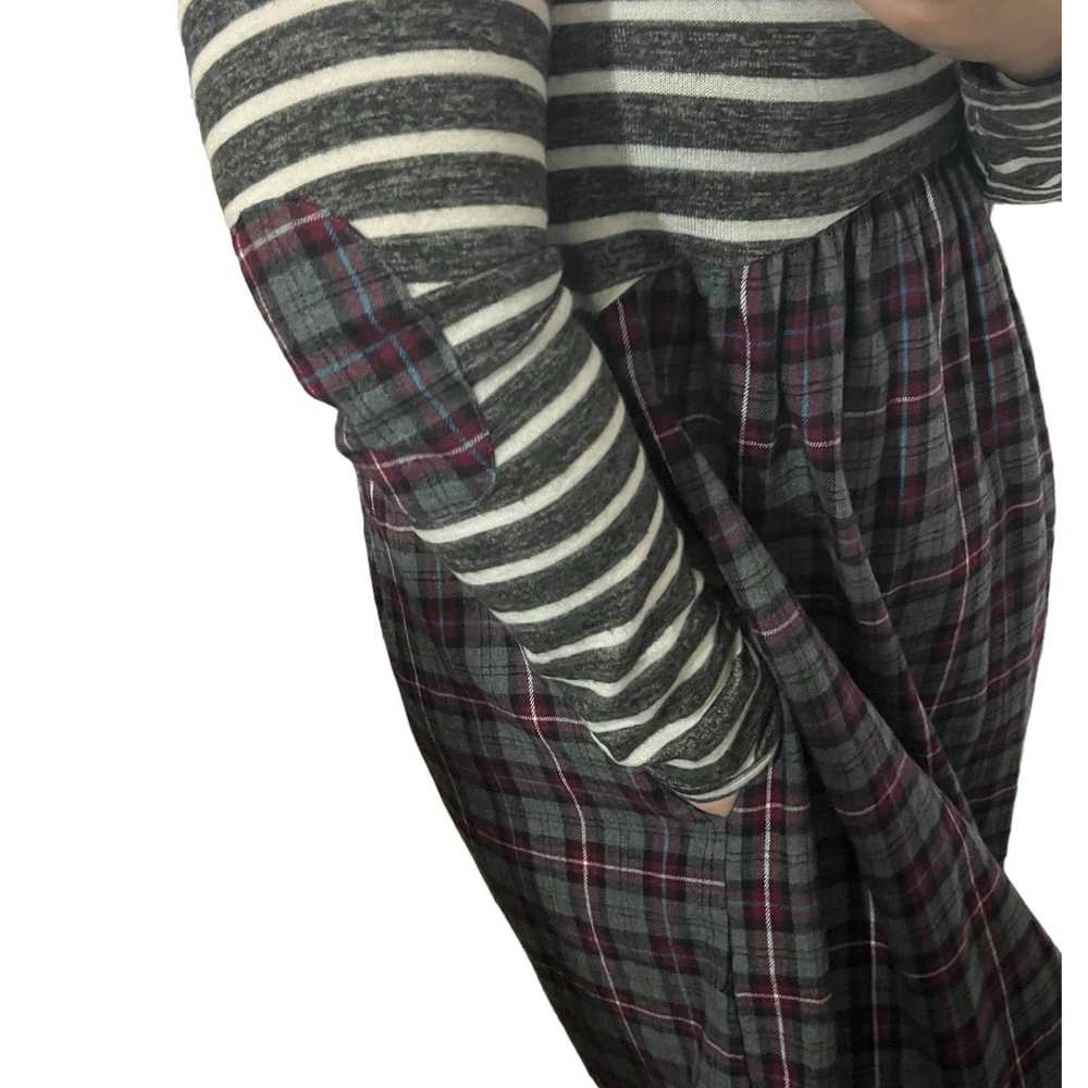 Other Striped Plaid Pocket Elbow Patch Pocketed S… - image 7