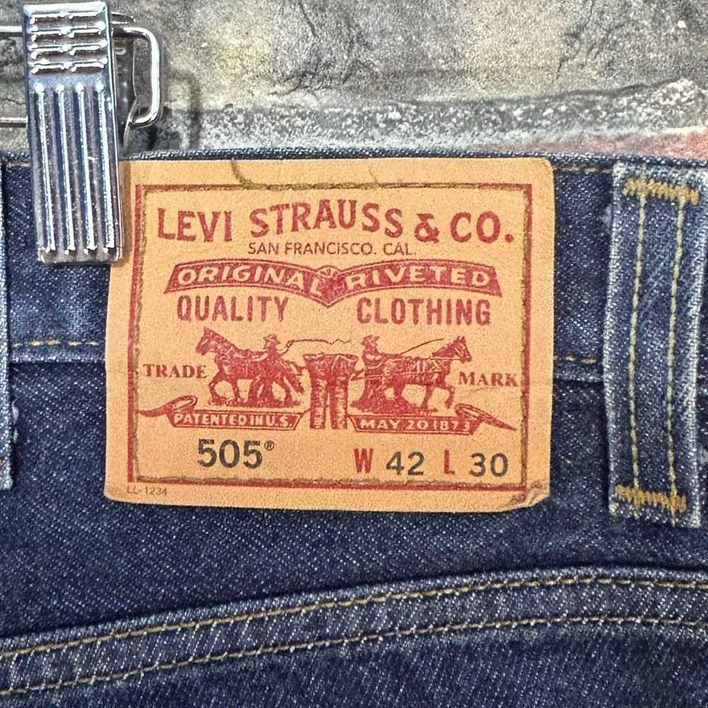 Levi's Levi Strauss Bootcut 505 Regular Fit Jeans… - image 6