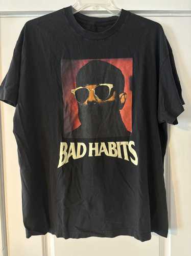 XO Nav Official Good Intentions I Got Bad Habits タイダイTEE NAV XO Good Intentions Tee Sz XXL 2XL Blue Winged Skeleton