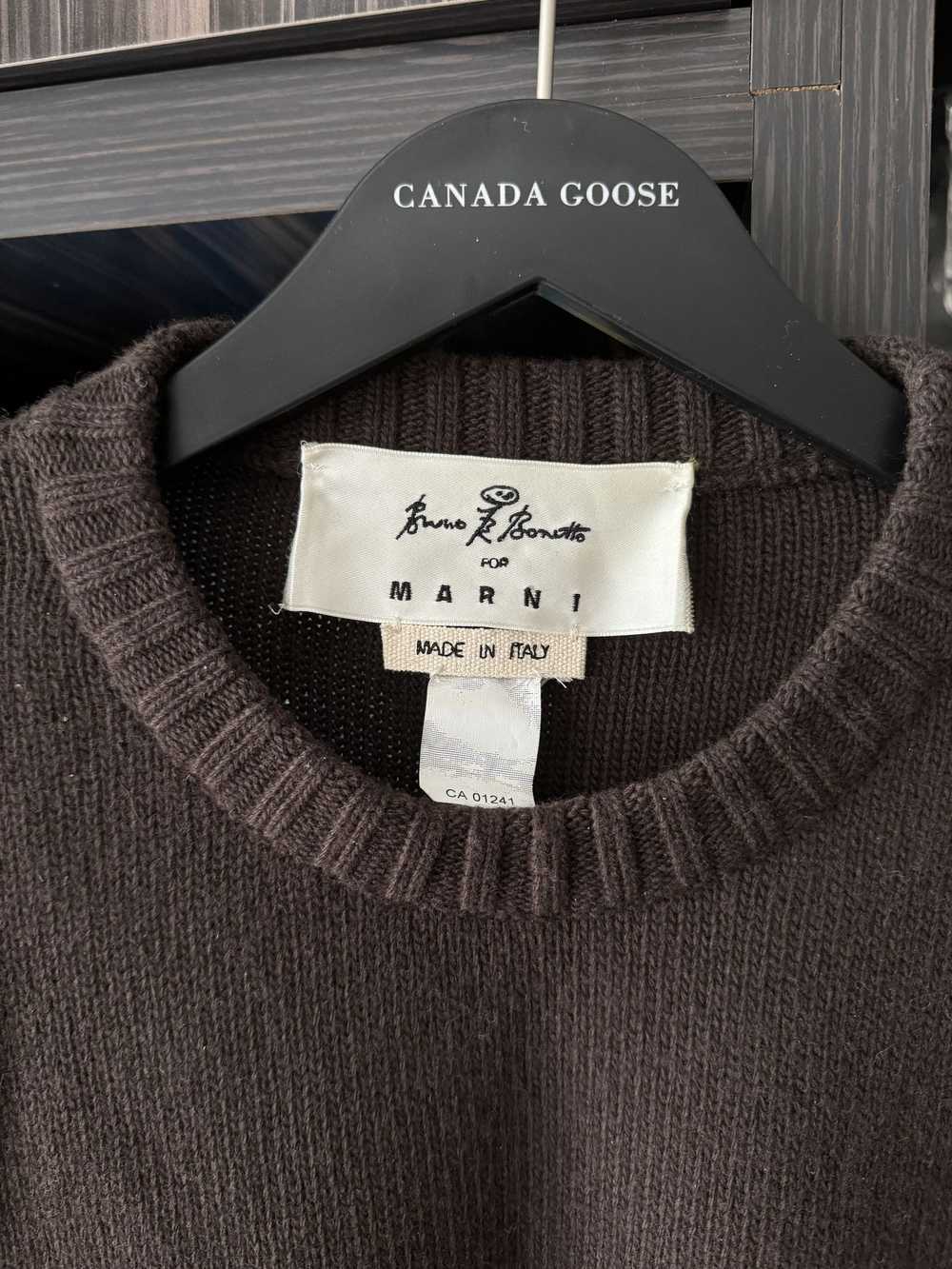 Marni Marni X Bruno Bozzetto Brown Wool Sweater - image 3