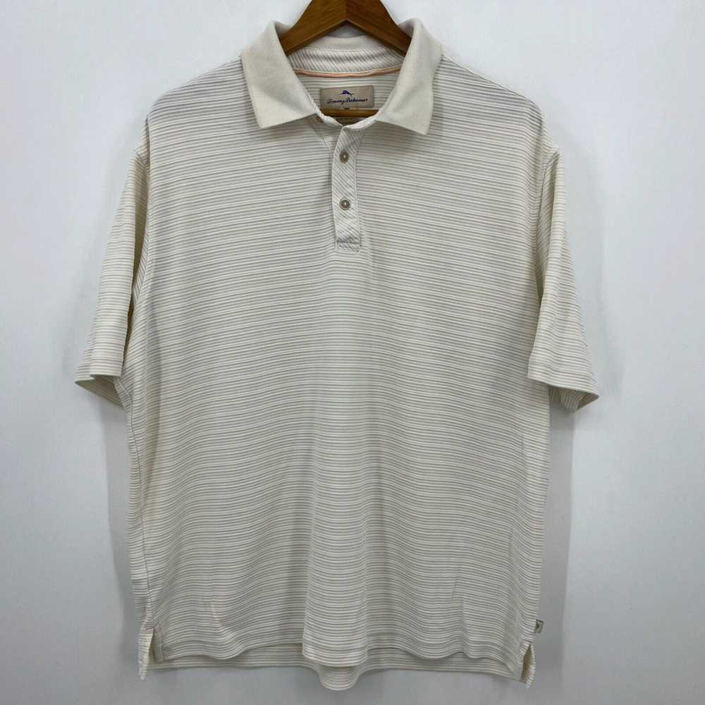 Tommy Bahama Tommy Bahama Polo Shirt Men's XL Whi… - image 1