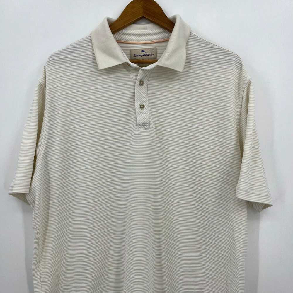 Tommy Bahama Tommy Bahama Polo Shirt Men's XL Whi… - image 2