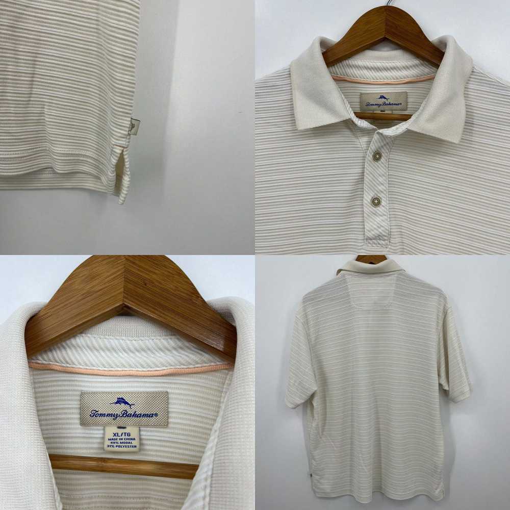 Tommy Bahama Tommy Bahama Polo Shirt Men's XL Whi… - image 4