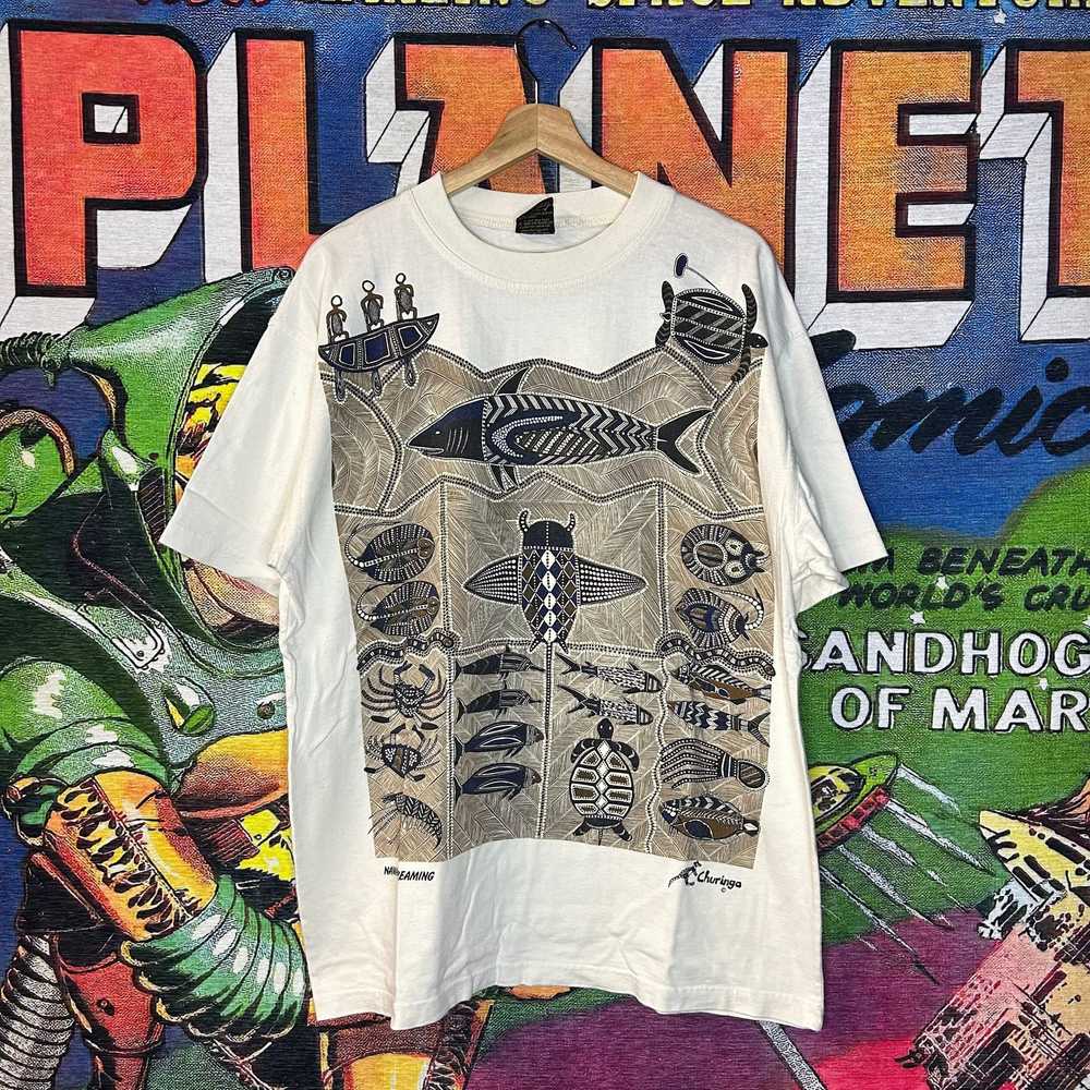 Vintage Vintage 90s Sea Australia Tribal Tee Size… - image 1