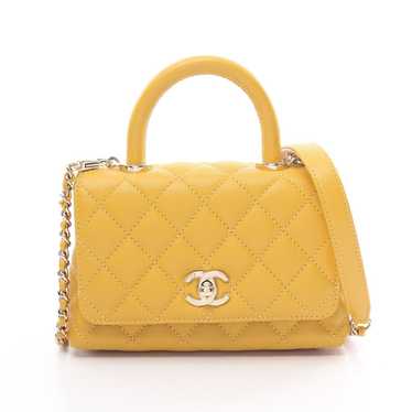 Chanel Chanel Coco Handle Xxs Top Handbag Caviar … - image 1