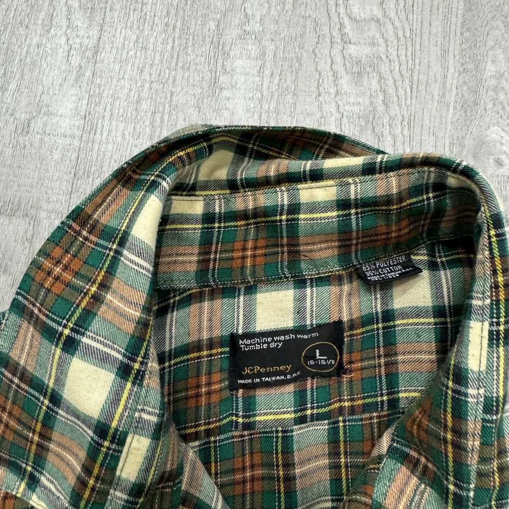 Vintage Vintage JCPenney Plaid Button Shirt Men's… - image 4