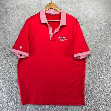 Vintage Rocket Mortgage Classic Polo Shirt mens Ex