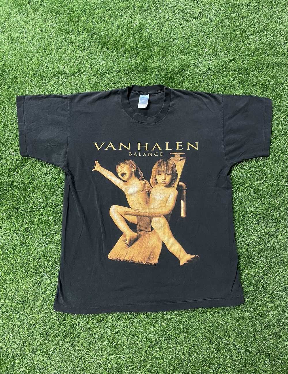 Vintage Vintage Van Halen Balance 1995 Tour Tee S… - image 1