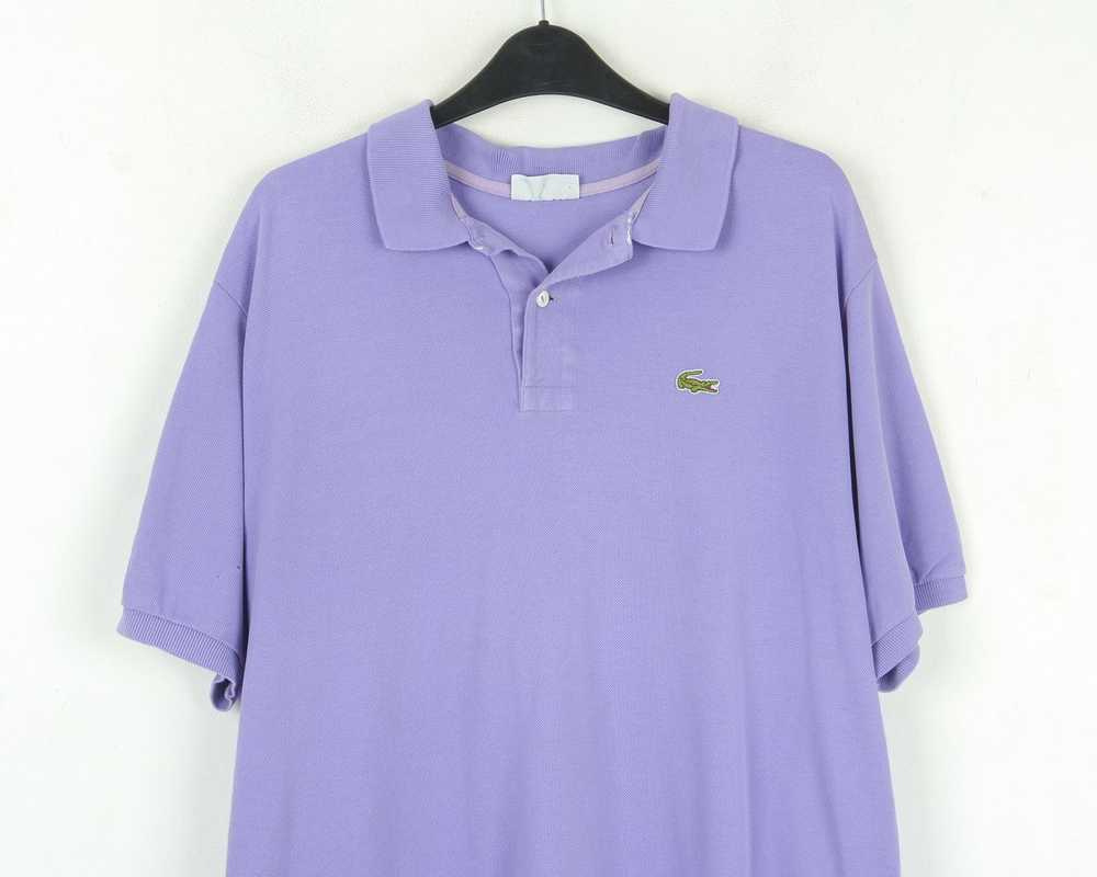 Lacoste × Vintage CHEMISE Polo Shirt T-Shirt Lave… - image 4