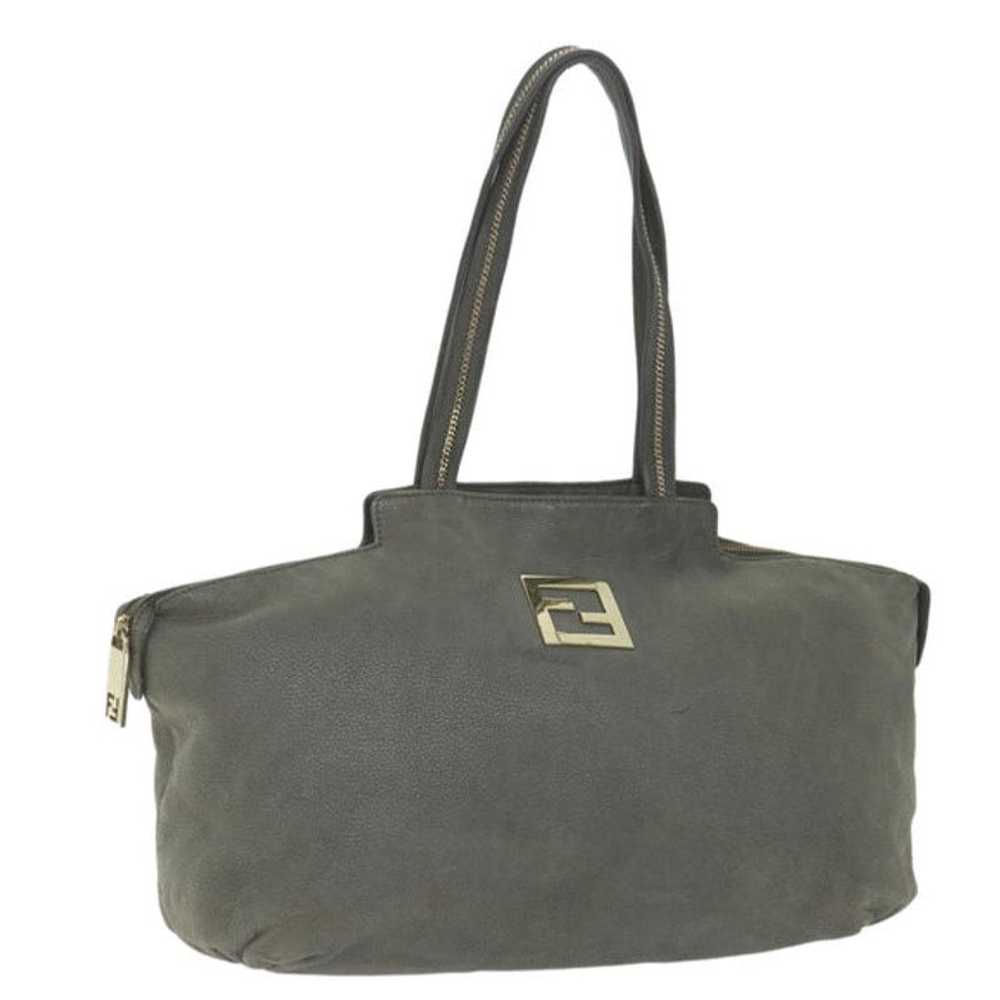 Fendi FENDI Tote Bag Leather Gray - image 1