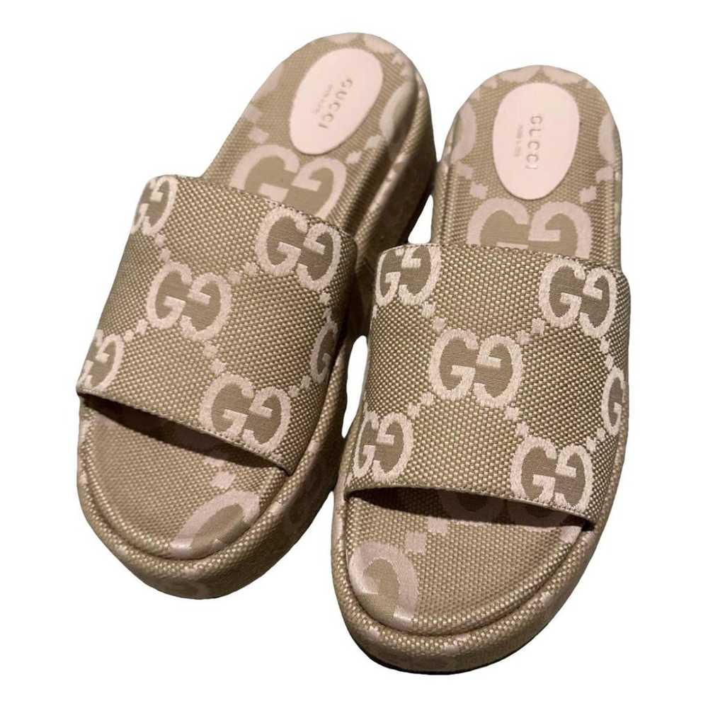 Gucci Cloth sandal - image 1