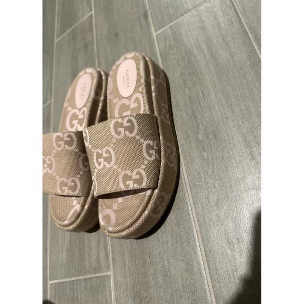 Gucci Cloth sandal - image 2