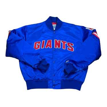 New York Giants Satin Jacket Sz L - image 1