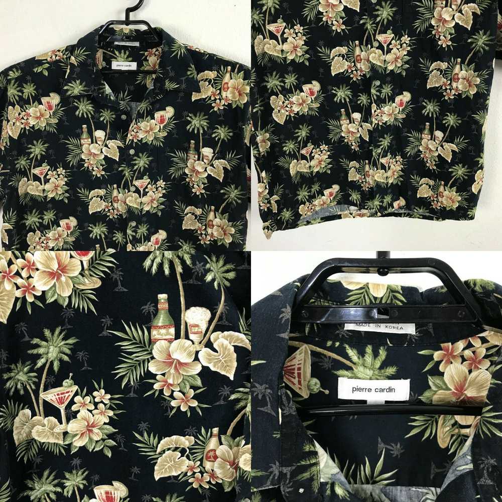 Pierre Cardin Pierre Cardin Hawaiian Shirt Size X… - image 4