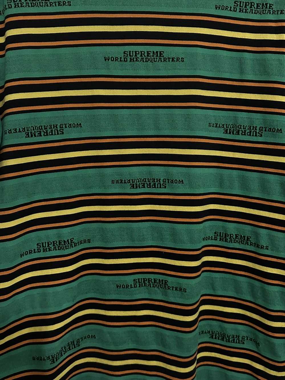 Supreme Supreme HQ Stripe S/S Top Tee - image 2