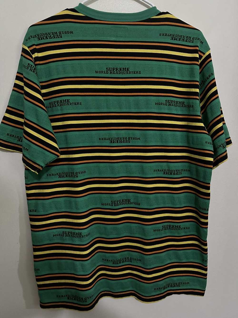 Supreme Supreme HQ Stripe S/S Top Tee - image 3