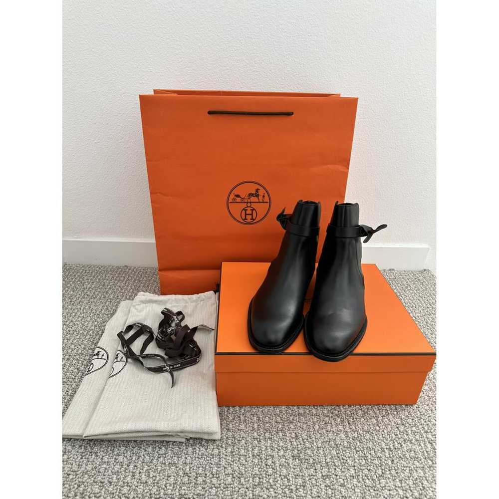 Hermès Leather boots - image 10