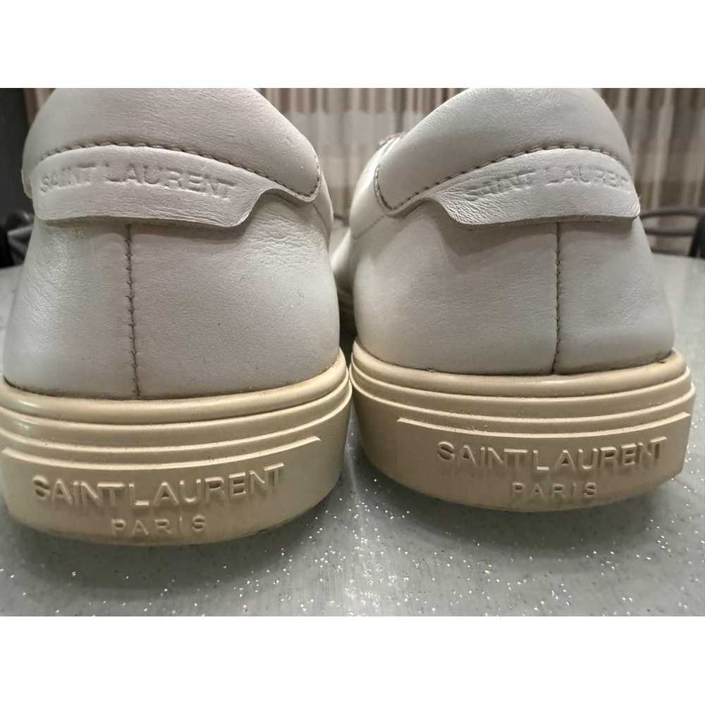 Saint Laurent Andy leather trainers - image 3