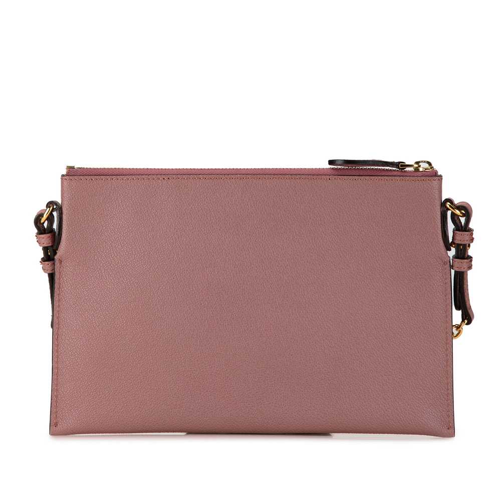 Pink Burberry Leather Peyton Crossbody Bag - image 3