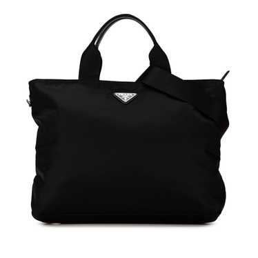 Black Prada Tessuto Satchel