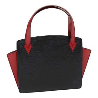 LOUIS VUITTON Epi Bicolor Varenne Hand Bag Black … - image 1