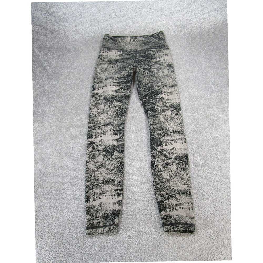 Athleta Elegant Black and Gray 7/8 Tight Womens L… - image 1