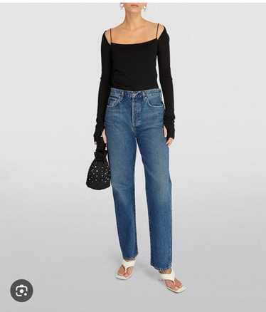 新品！GOLDSIGN the high rise slim jeans Goldsign The Lawler High-Rise Slim Jeans | Neiman Marcus