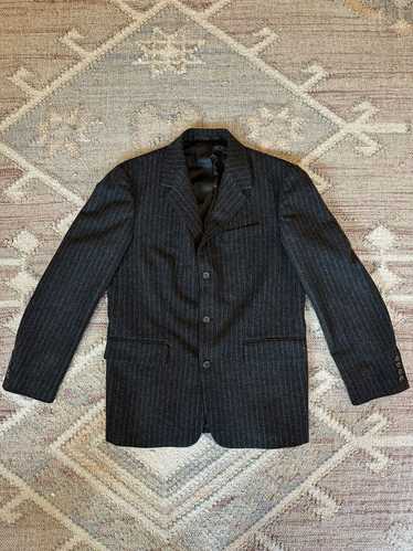 J.Crew J.Crew Pinstripe Three Button Coat