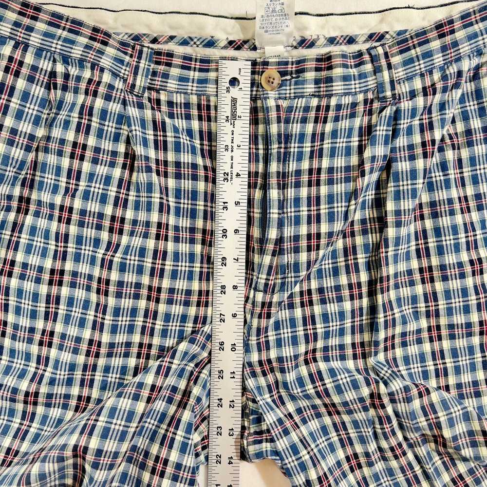 Lands End Land's End Pleated Plaid Short Men W40 … - image 8