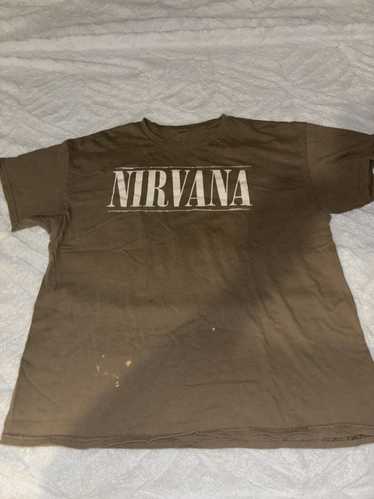 vintage NIRVANA brown tee バンドT Hanson nirvana tee shirt - Gem