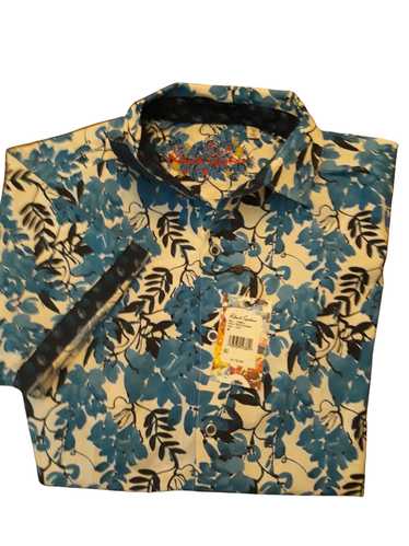 Robert Graham Blue White Black Floral