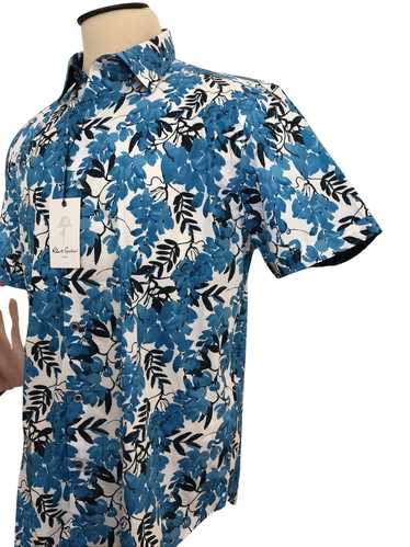 Robert Graham Blue White Black Floral