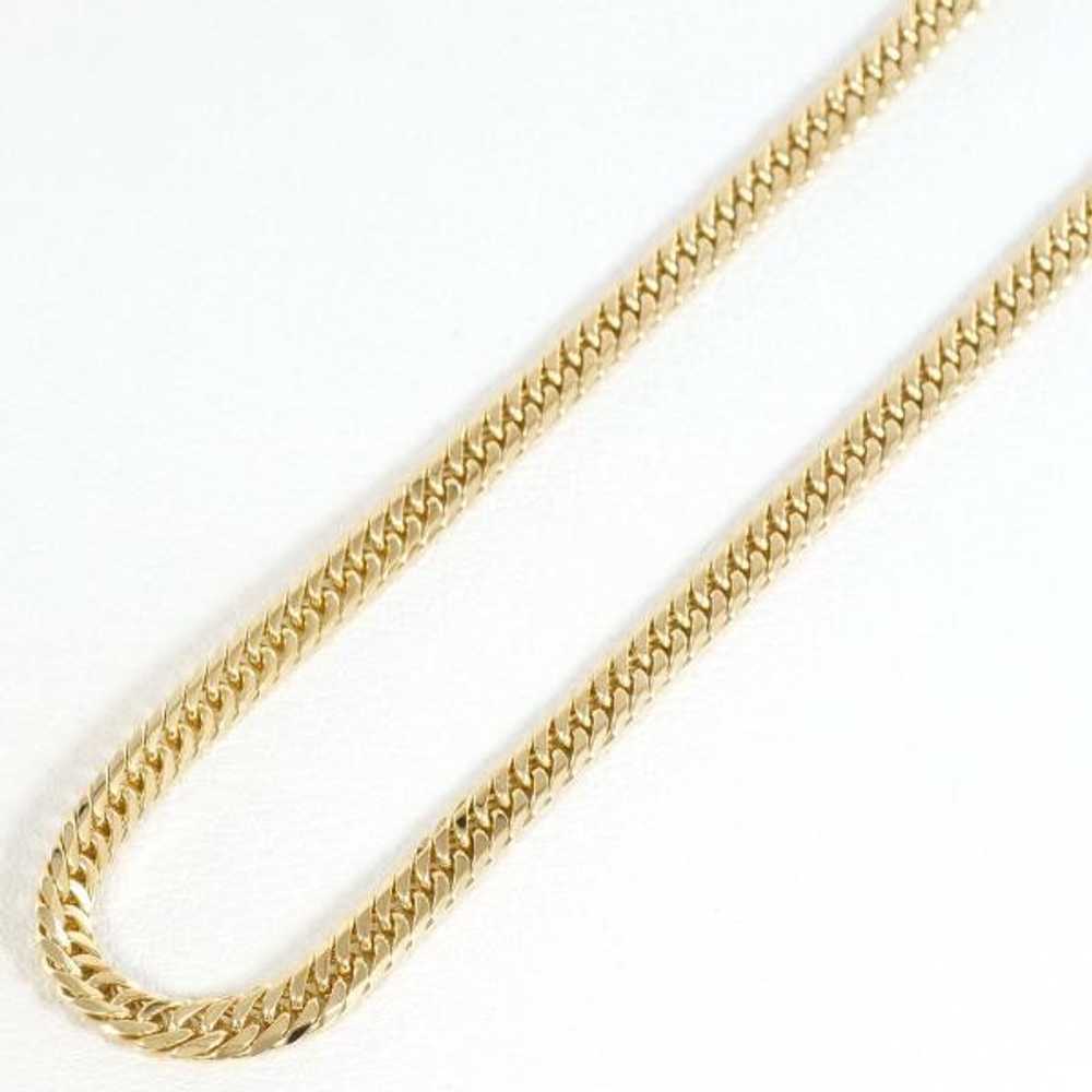 Other Other K18 Yellow Gold Necklace 50cm 6-Sided… - image 1