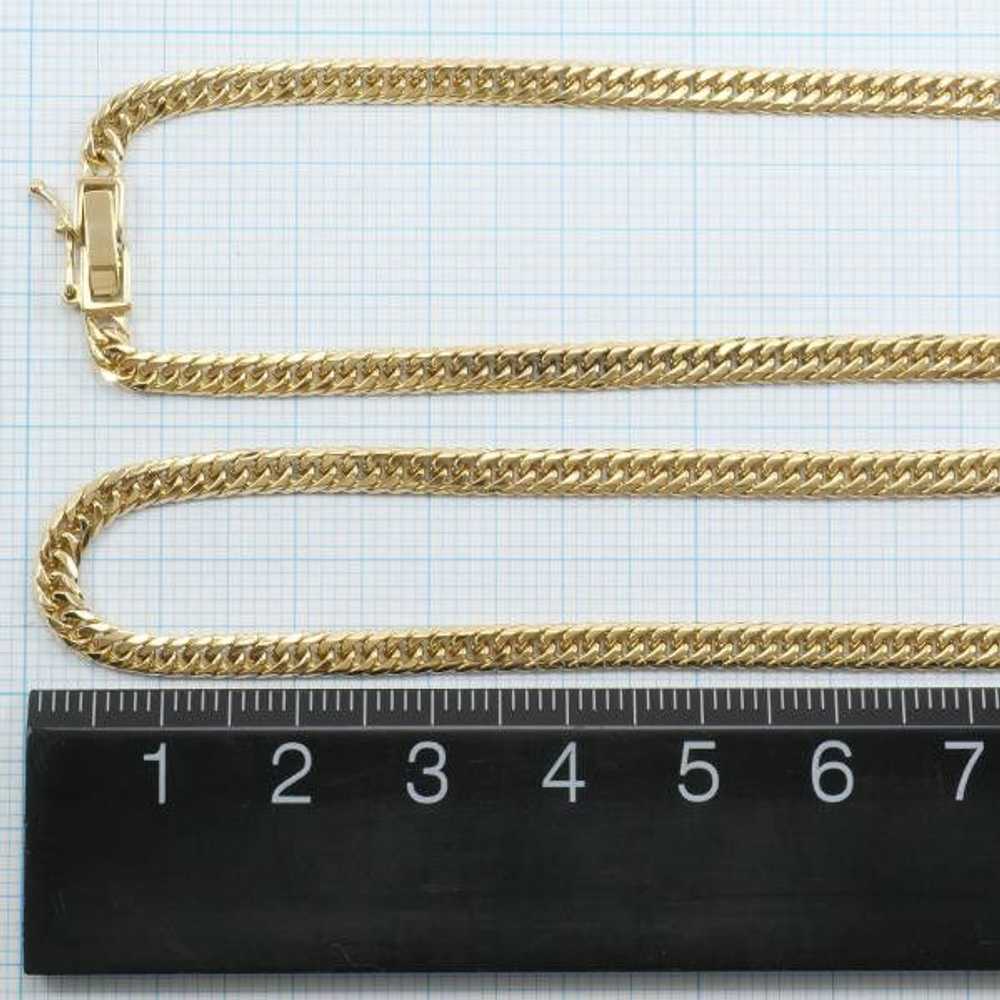 Other Other K18 Yellow Gold Necklace 50cm 6-Sided… - image 3