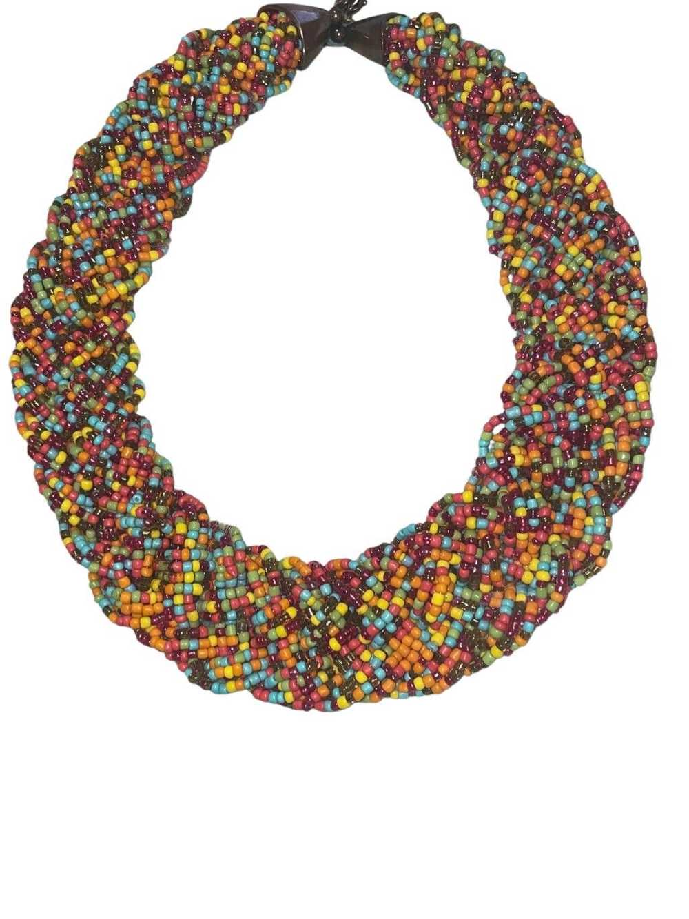 Vintage Sundance Vintage 80’s Seed Beaded Collar - image 2