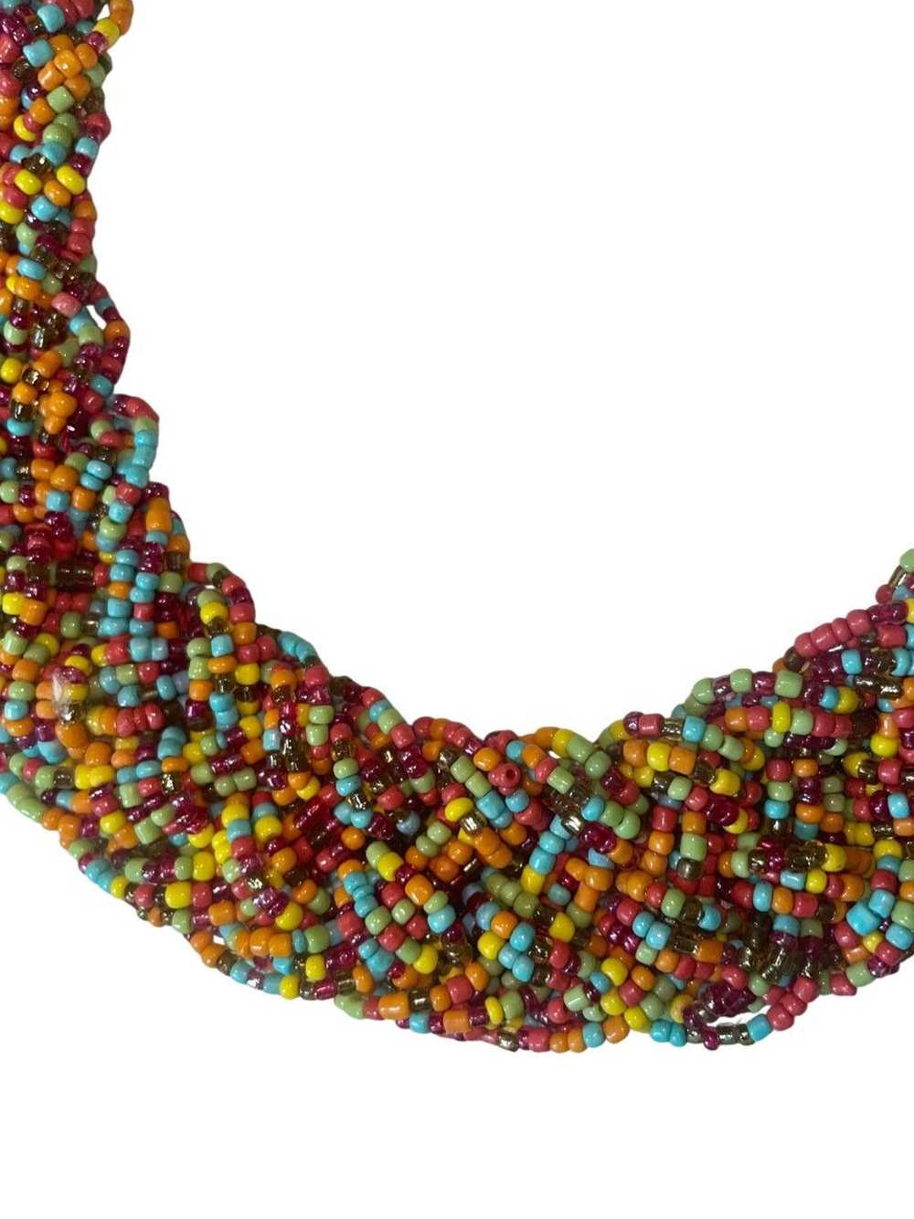 Vintage Sundance Vintage 80’s Seed Beaded Collar - image 5