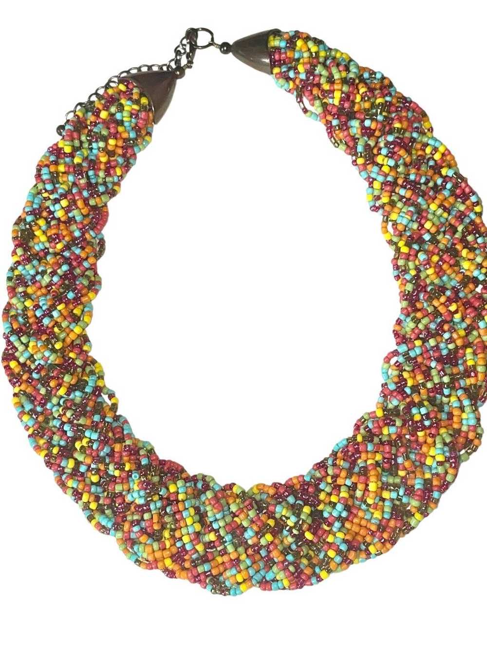 Vintage Sundance Vintage 80’s Seed Beaded Collar - image 7