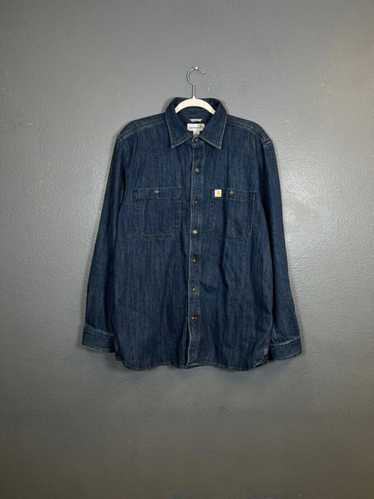 Carhartt Carhartt M men’s blue denim shirt vintage