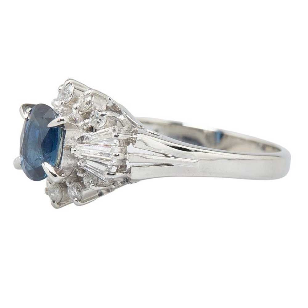 Other Other Pt900 Platinum Sapphire 1.03ct Diamon… - image 3