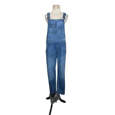 HIDDEN Hidden Jeans blue denim distressed overalls