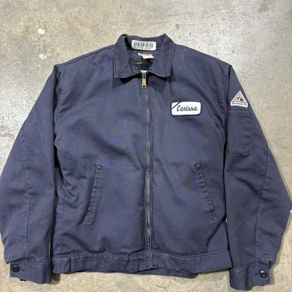 Bulwark Carhartt Like Men's Navy Jacket - image 1