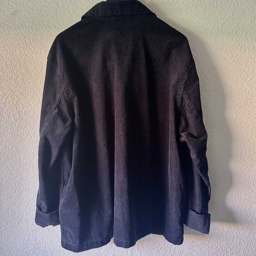 H&M H&M Navy Blue Corduroy Work Jacket - image 2