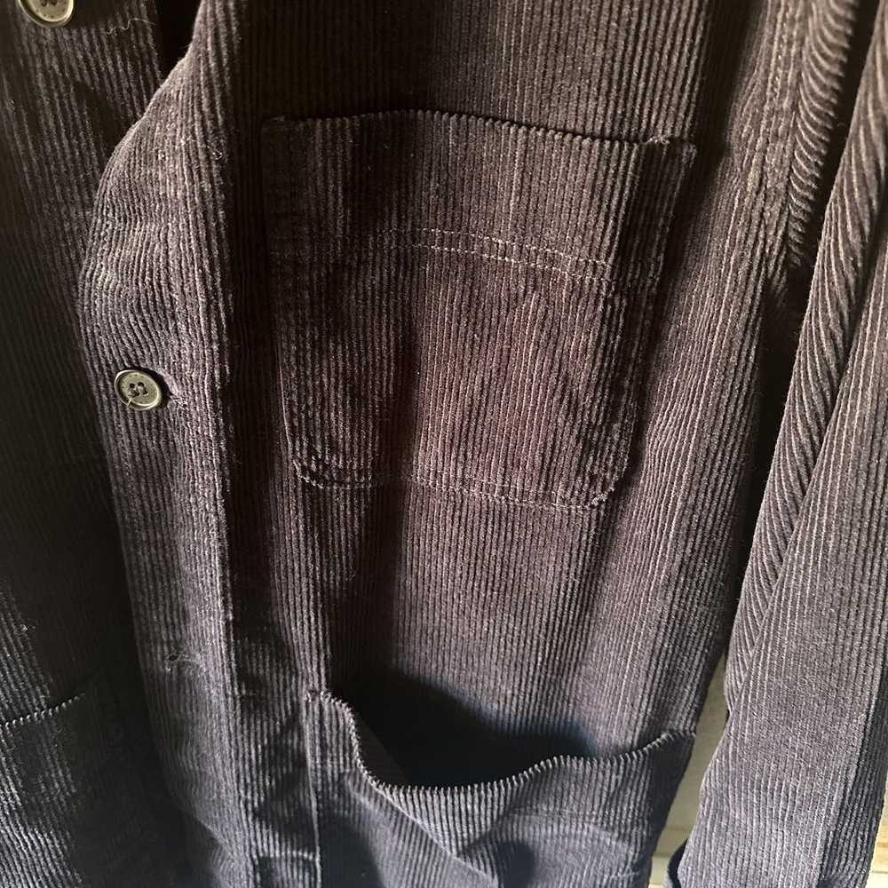 H&M H&M Navy Blue Corduroy Work Jacket - image 4