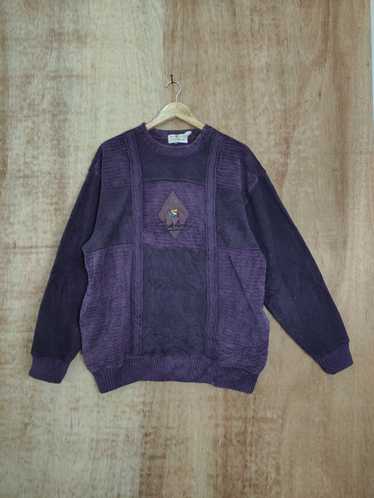 Japanese Brand × Vintage Shot Arrow art purple swe