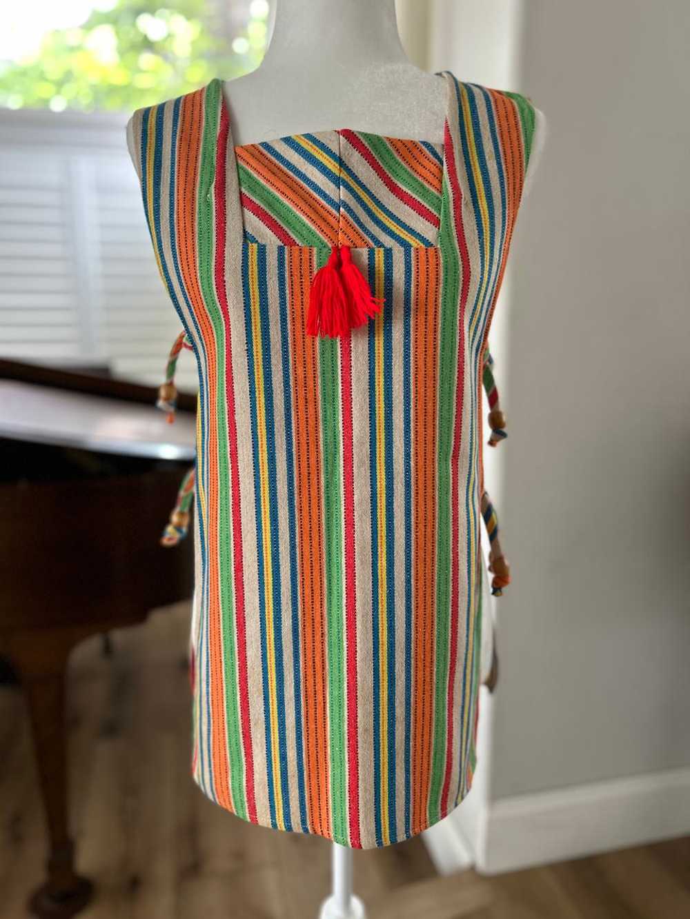 Bugaboo Linen stripe side tie top (L) | Used,… - image 1